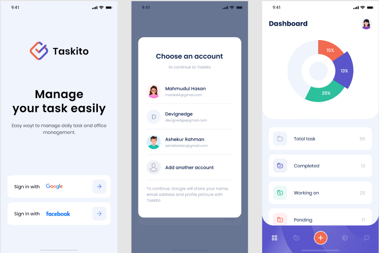 Taskito – Task Management Flutter App Template